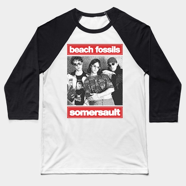 This Is Beach Fossils - Fanmade Baseball T-Shirt by fuzzdevil